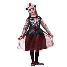 Photo 1 of IKALI Skeleton Costumes, Halloween Scary Fancy Dress Up, Zombie/Ghost Outfit for World Book Day, Carnival Party