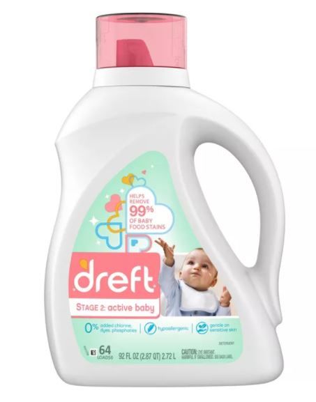 Photo 1 of Dreft Active Baby Liquid Laundry Detergent 75fl oz - 48 loads
