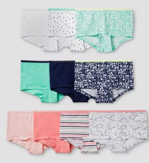 Photo 1 of Girls' 10pk Cotton Underwear - Cat & Jack™ - SIZE 12 
