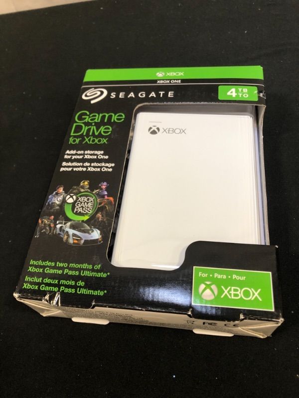 Photo 2 of Seagate Game Drive for Xbox Game Pass Special Edition 4TB - White (STEA4000407)
