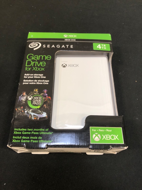 Photo 2 of Seagate Game Drive for Xbox Game Pass Special Edition 4TB - White (STEA4000407)
