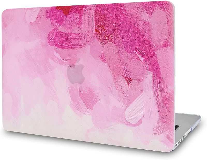 Photo 1 of 
KECC Compatible with MacBook Pro Retina 13 inch Case 2012-2015 Release A1502 A1425 Protective Plastic Hard Shell (Pink - Water Paint)