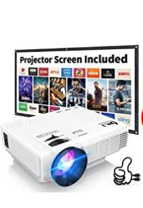 Photo 1 of DR. J Professional HI-04 Mini Projector for Outdoor Movies