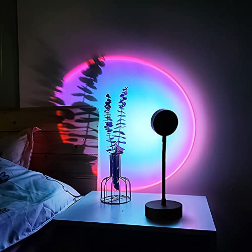 Photo 1 of Rainbow Lamp, Rainbow Projection Lamp, Rainbow Night Light for Home Decorative, 180 Degree Adjustment LED Lights for Room Decor, Party, Living Room,
