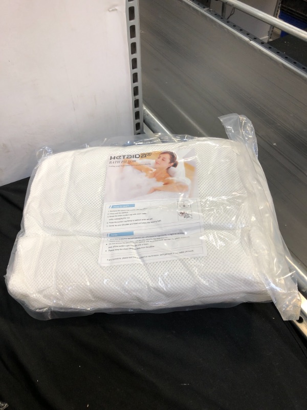 Photo 1 of Bath Pillow Headrest for Bathtub with Powerful Suction Cups for Woman Mum Gift

