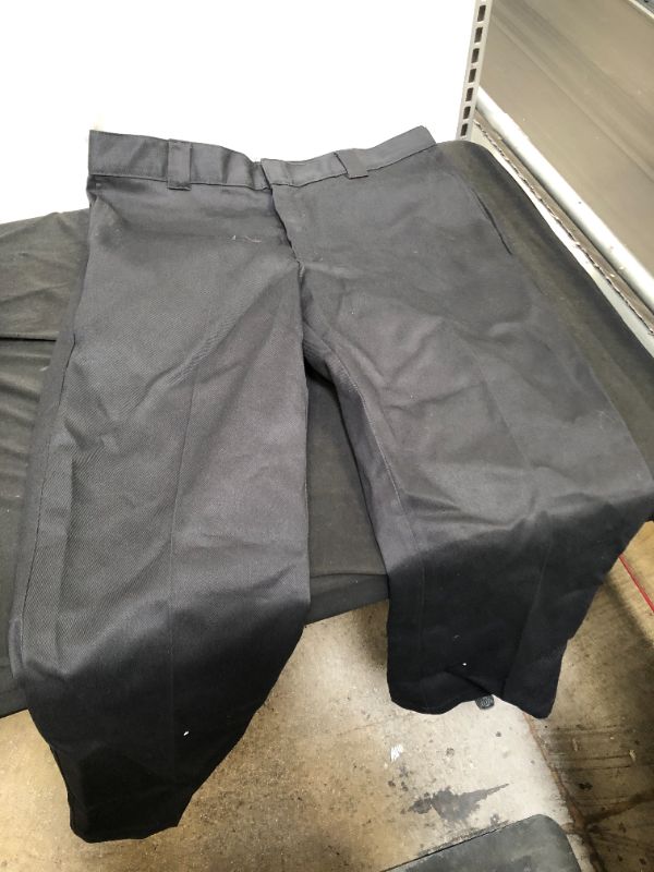 Photo 1 of 34X42 (SIZE IS NOT PROVIDED ON PANTS) DICKIES 874 FLEX ORIGINAL FIT BLACK
