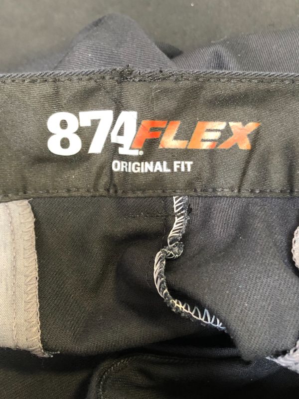 Photo 3 of 34X42 (SIZE IS NOT PROVIDED ON PANTS) DICKIES 874 FLEX ORIGINAL FIT BLACK