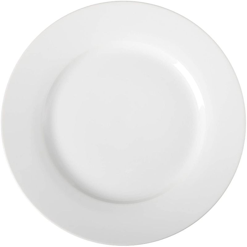 Photo 1 of Amazon Basics 6-Piece White Dinner Plate Set 10.5-Inches


