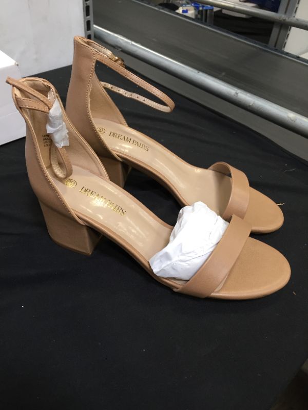 Photo 2 of DREAM PAIRS WOMENS LOW CHUNK HEEL NUDE
SIZE 9.5