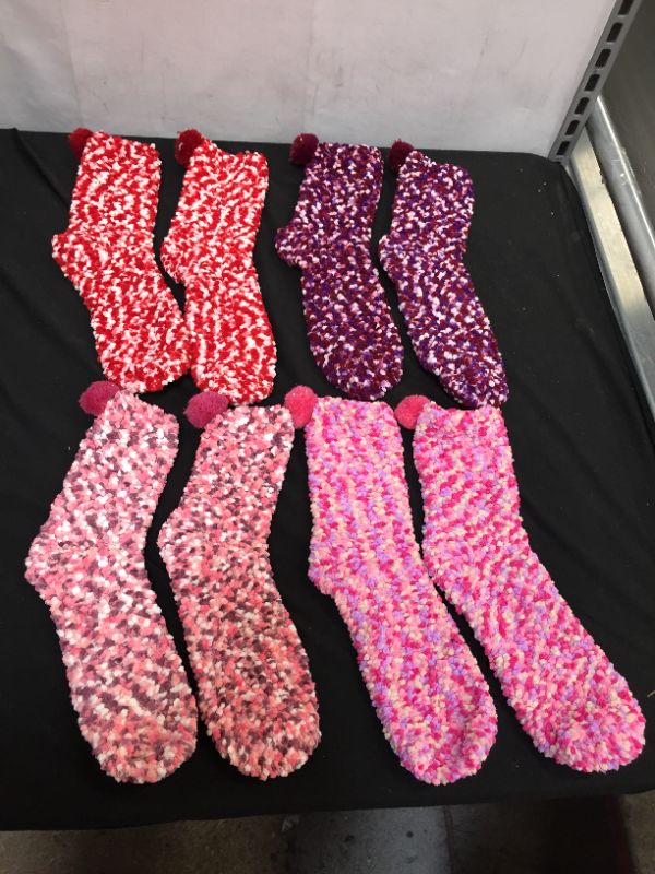 Photo 1 of KIDS LARGE 4 PAIRS SOCKS MULTICOLOR