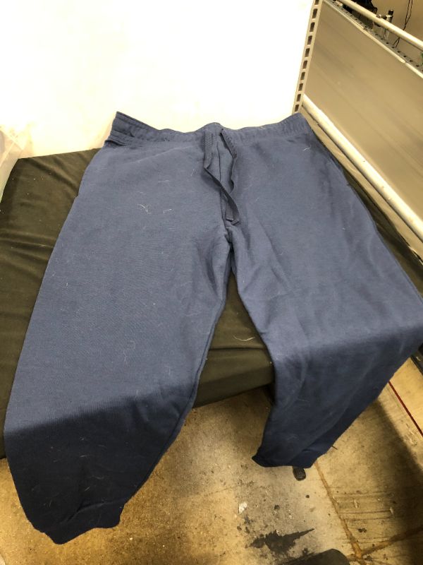 Photo 1 of HANES SWEATPANTS NAVY
SIZE LARGE