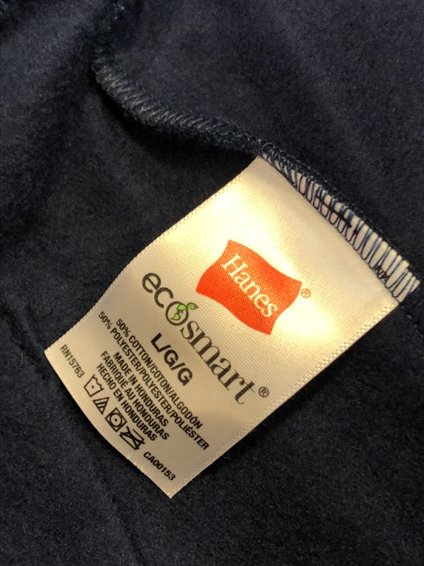 Photo 1 of HANES SWEATPANTS NAVY
SIZE LARGE