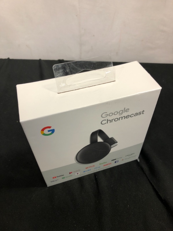 Photo 4 of Google Chromecast - Streaming Device with HDMI Cable - Stream Shows, Music, Photos, and Sports from Your Phone to Your TV
