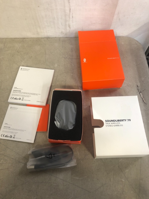 Photo 2 of True Wireless Earbuds TaoTronics SoundLiberty 79 Smart AI Noise Reduction Technology for Clear Calls, Single/Twin Mode, 30H Playtime, USB Type C.
