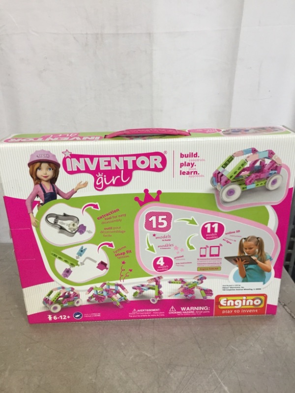 Photo 1 of Engino Inventor Girl 15 Models Building Set
