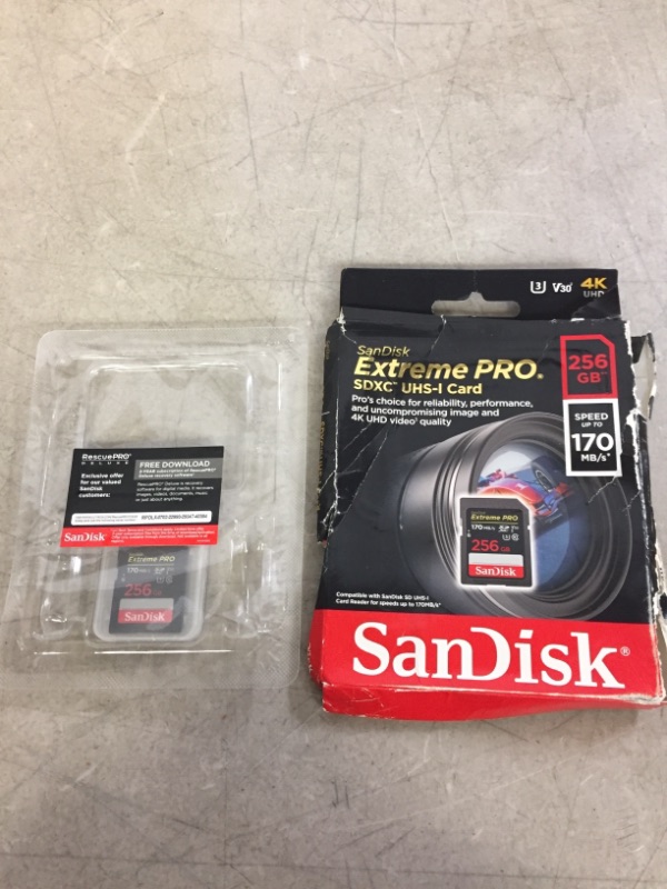 Photo 1 of SanDisk 256Gb ExTreme Pro SDXC
