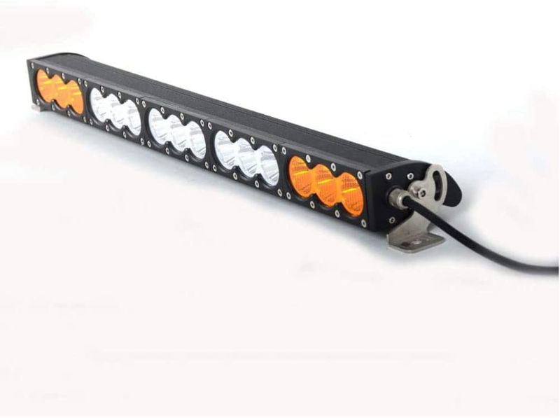 Photo 1 of FSYF 28 Inch 150w Led Light Bar with Amber Clear Color Led Work Light Spot Flood Combo for SUV ATV Truck Boat