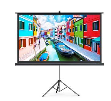 Photo 1 of 100'' Projector Screen with Stand HP021, Upgraded for Indoor Outdoor Use