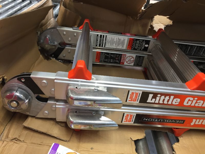 Photo 3 of Little Giant Ladders, Revolution, M22, 22 ft, Multi-Position Ladder, Aluminum, Type 1A, 300, 300 lbs weight rating, (12022)