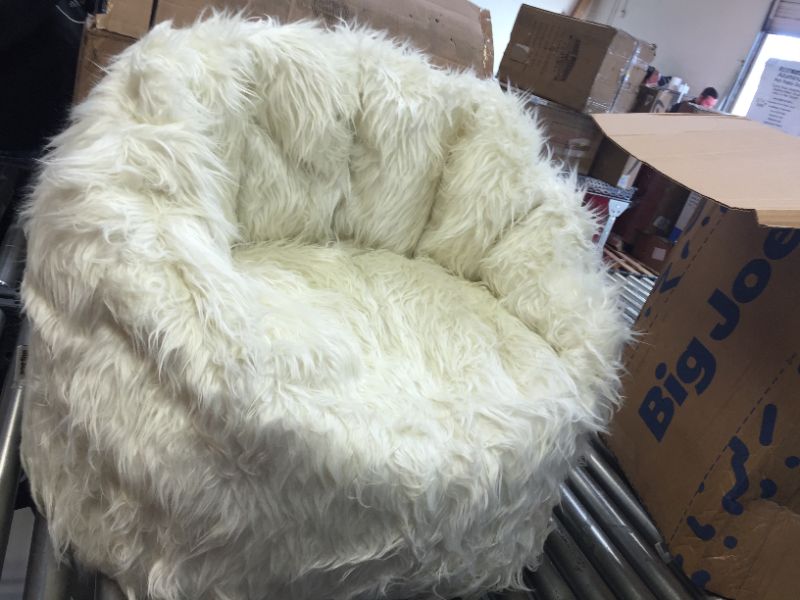 Photo 2 of Big Joe Milano Bean Bag Chair, Ivory