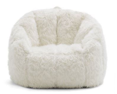 Photo 1 of Big Joe Milano Bean Bag Chair, Ivory