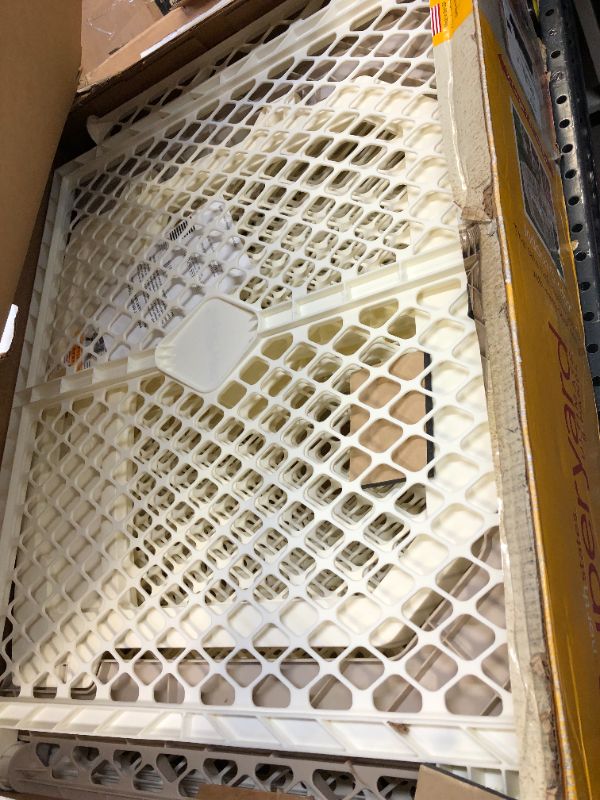 Photo 1 of North States Superyard Ultimate Plastic Dog Playpen, Ivory