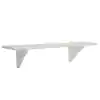 Photo 1 of 7.5 in. D x 23 in. L x 5/8 in. H White Classic Shelf Kit
