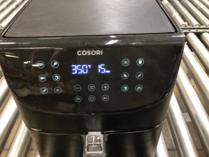 Photo 1 of COSORI Smart WiFi Air Fryer (100 Recipes), 13 Cook Functions, Keep Warm & Preheat & Stir, Works with Alexa and Google Assistant, 5.8 Quart, Black