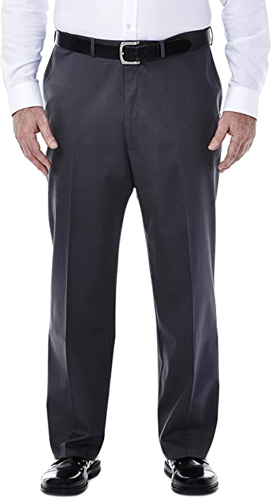 Photo 1 of Haggar Men's Big-Tall Premium Classic Fit Non-Iron Expandable Fit Pleated Waist Pant 52 X 32
