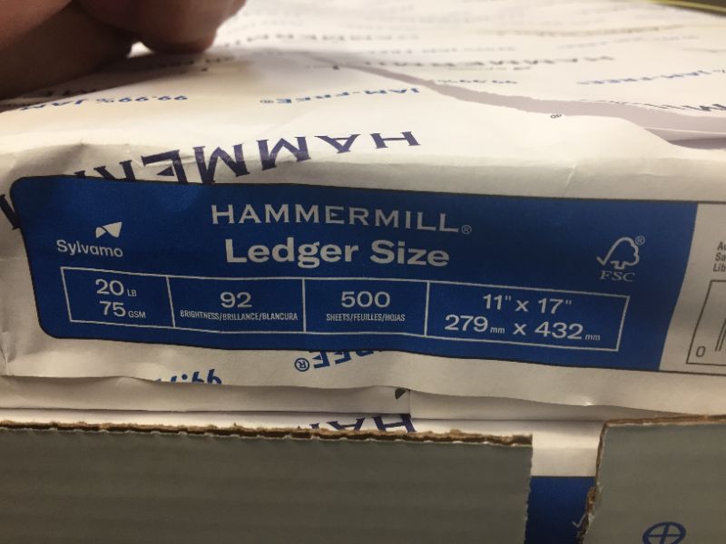 Photo 3 of Hammermill® Copy Plus Paper, 92 Brightness, 20 lb - White (500 Sheets Per Ream) 5 Reams