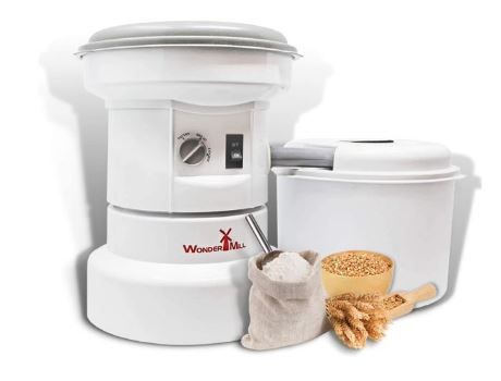 Photo 1 of Powerful High Speed Electric Grain Mill Grinder for Healthy Gluten-Free Flours - Grain Grinder Mill, Wheat Grinder, Flour Mill Machine and Flour Mill Grinder for Home and Professional Use - Wondermill