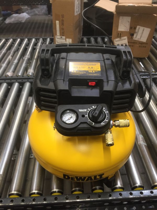 Photo 5 of DEWALT
6 Gal. 165 PSI Electric Pancake Air Compressor