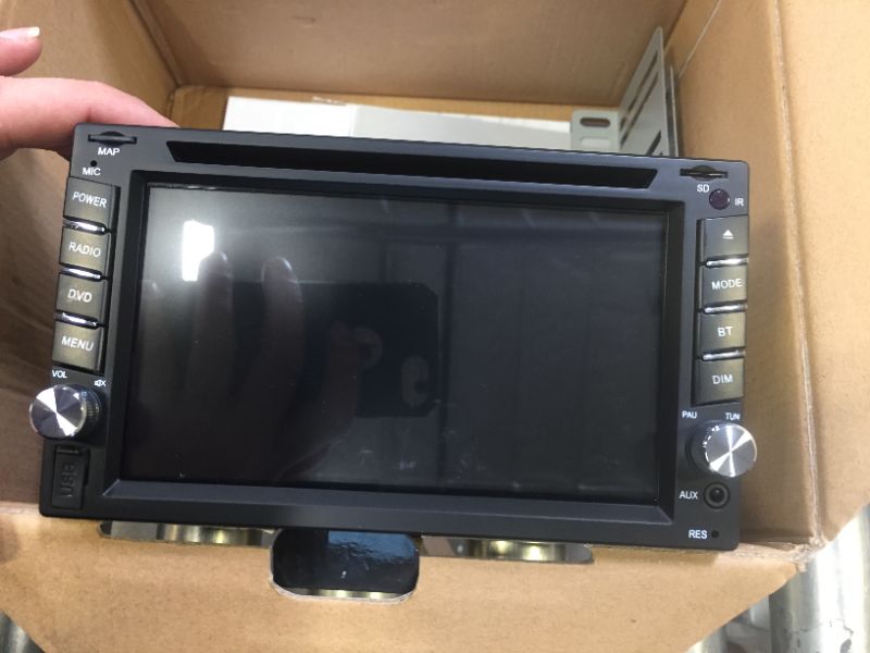 Photo 1 of Double Din Generic Brand Backup Camera GPS SAT NAV Car Stereo Radio DVD Player Bluetooth 