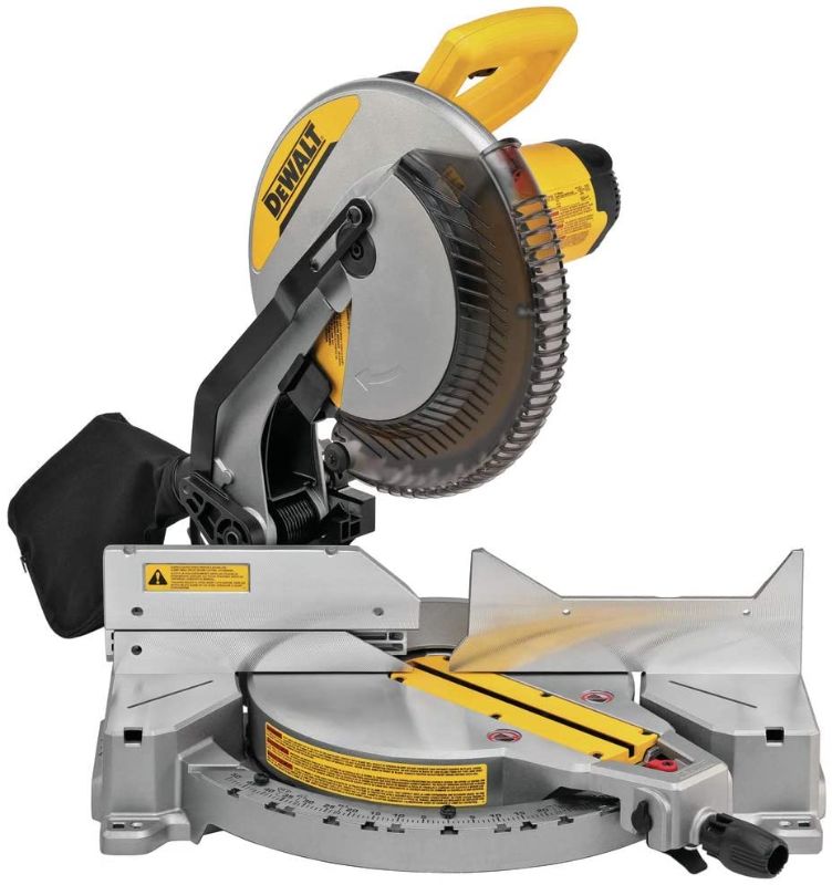 Photo 1 of DeWALT DWS715 120V 12 Inch 15 Amp Electric Single Bevel Compound Miter Saw