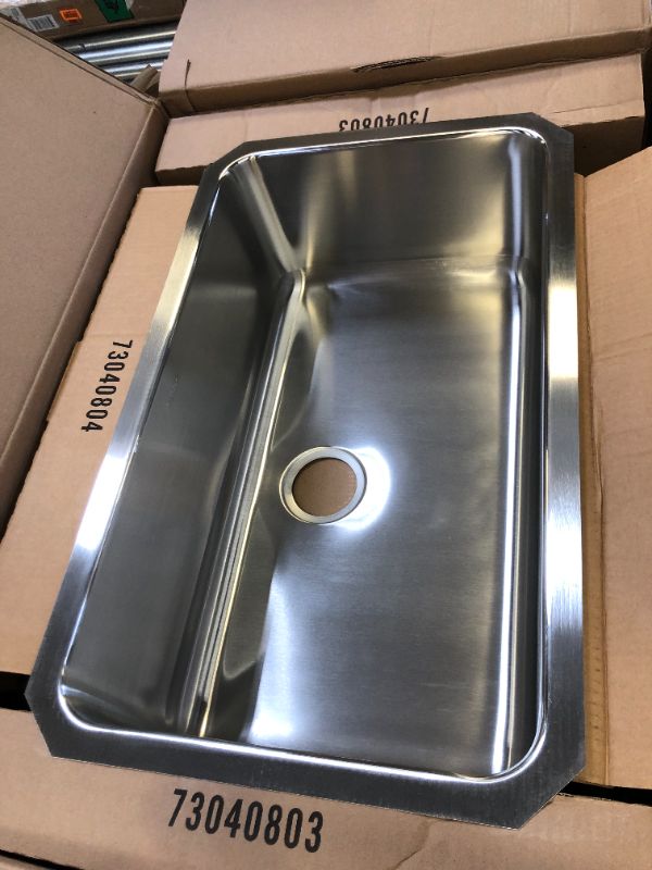 Photo 5 of Elkay Lustertone Classic Stainless Steel Single Bowl Undermount Sink