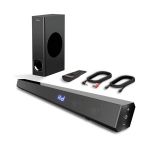 Photo 1 of VMAI 120W 2.1 Sound Bar, TV Sound Bar With Subwoofer, Wired & Wireless Speaker
