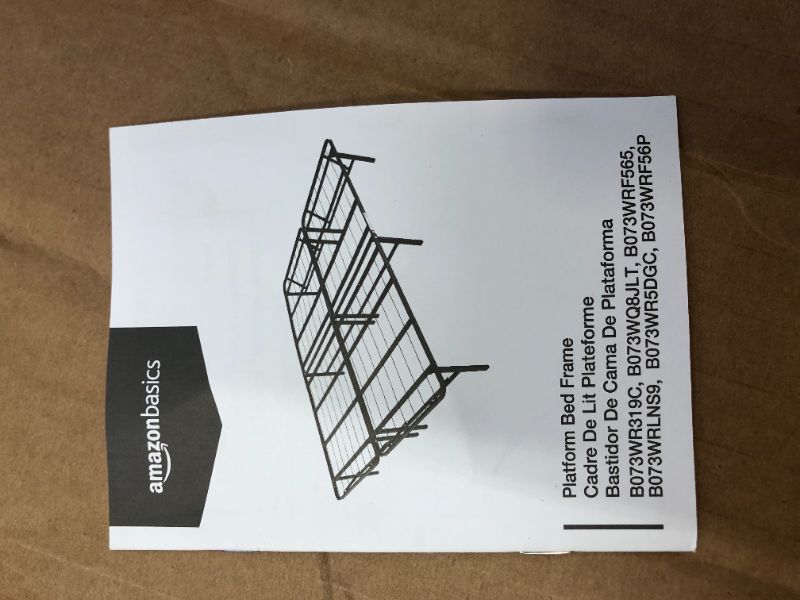 Photo 4 of Amazon Basics Foldable Platform bed frame Twin
