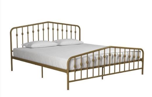 Photo 1 of Bushwick Angled Metal Bed - Novogratz King Size