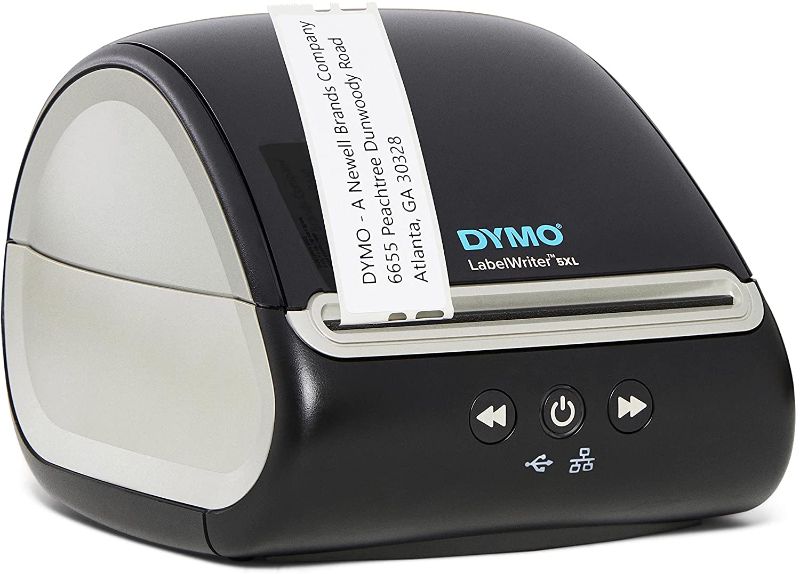 Photo 1 of DYMO LabelWriter 5XL Label Printer, Automatic Label Recognition, Prints Extra-Wide Shipping Labels (UPS, FedEx, USPS) from Amazon, eBay, Etsy, Poshmark, and More, Perfect for eCommerce Sellers
