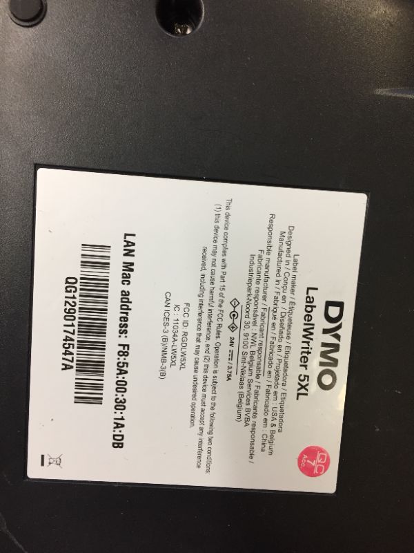 Photo 5 of DYMO LabelWriter 5XL Label Printer, Automatic Label Recognition, Prints Extra-Wide Shipping Labels (UPS, FedEx, USPS) from Amazon, eBay, Etsy, Poshmark, and More, Perfect for eCommerce Sellers