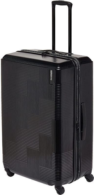 Photo 1 of American Tourister Stratum XLT Expandable Hardside Luggage with Swivel Wheels, Jet Black, 122713