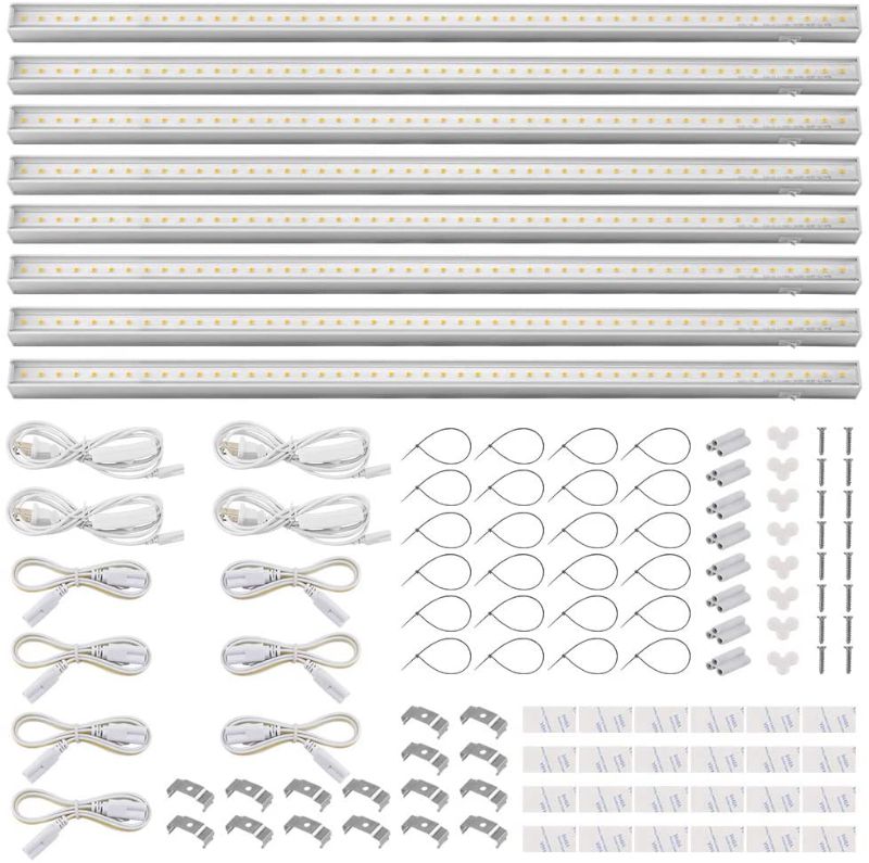 Photo 1 of Barrina LED Grow Light Fixture 8 Pack 