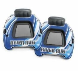 Photo 1 of 2 Pack! Intex River Run 1 Two Pack Lounges Connect ‘N Float System