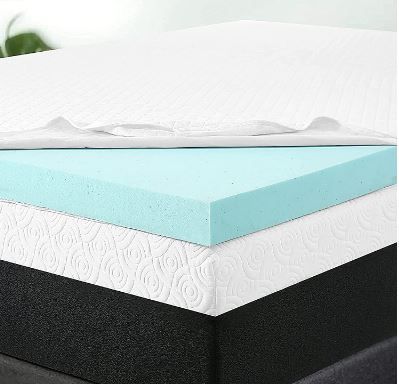 Photo 1 of ABAKAN 3 Inch Memory Foam Mattress Topper Twin Size - Cooling Gel Bed Topper for College - Firm Mattress Topper for Back Pain (with Removable Soft Bamboo Fiber Cover)
