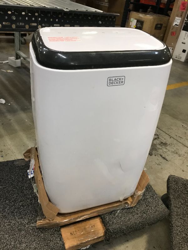 Photo 2 of 14,000 BTU ASHRAE 128 (10,000 BTU DOE, CEC) Portable Air Conditioner with Double Motor Dehumidifier and Remote in White

