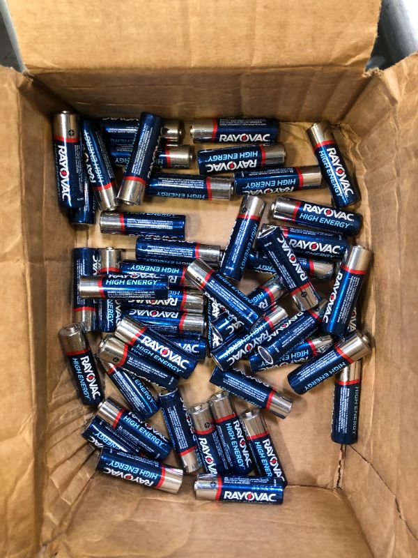 Photo 3 of AA Batteries by Rayovac, Double A Battery Alkaline, 48 Count