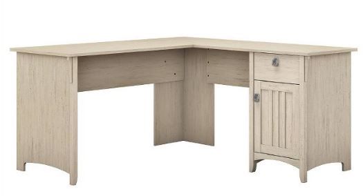 Photo 1 of Salinas L Shaped Desk with Storage - Bush Furniture