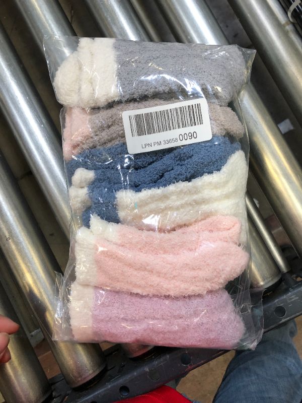 Photo 2 of 6 Pack Womens Fuzzy Socks