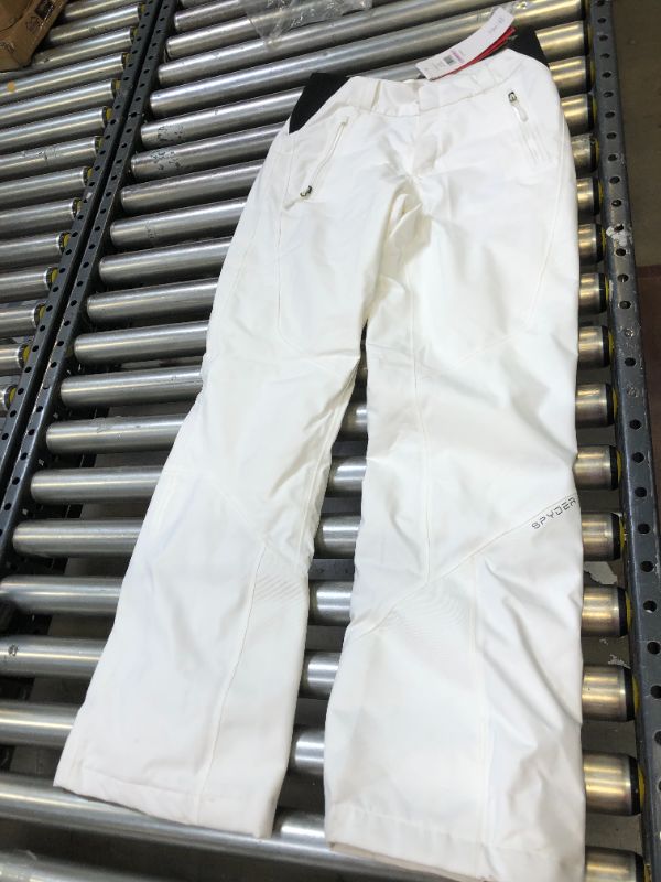 Photo 2 of PYDER Womens Winner Insulated Ski Pant White Size 6-R