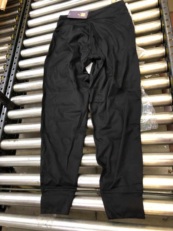 Photo 2 of Womens Black Yoga Pants With Pockets Size Large